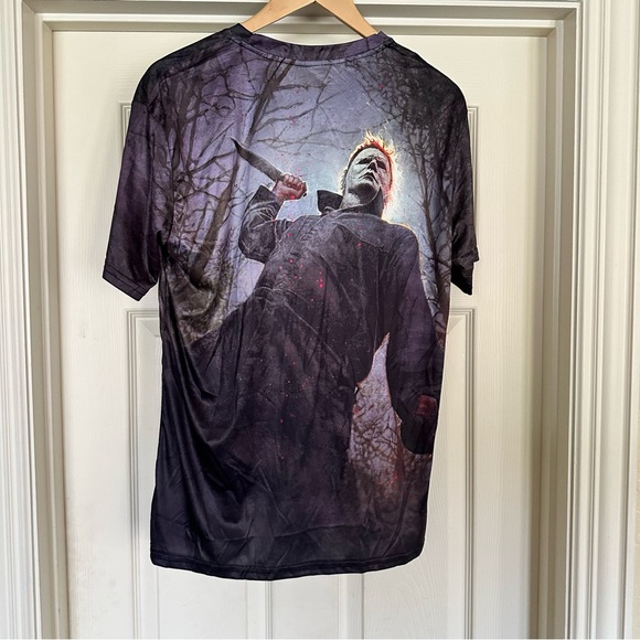 NWOT 🔪🎃 Halloween T-shirt Unisex Mike Myers XL - Picture 2 of 2